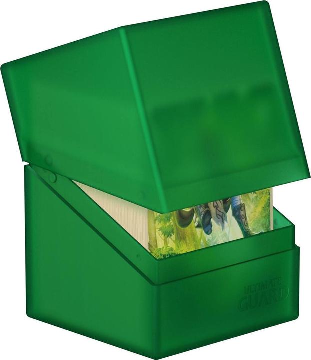 Productafbeelding Ultimate Guard Kaartdoos Boulder Deck Case Standaard Grootte 100+ Smaragd