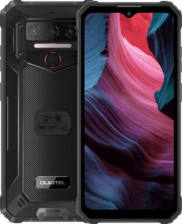 Produktbild Oukitel WP23 Pro (128 GB, Midnight Black, 6.52", Hybrid Dual SIM + eSIM, 13 Mpx, 4G)