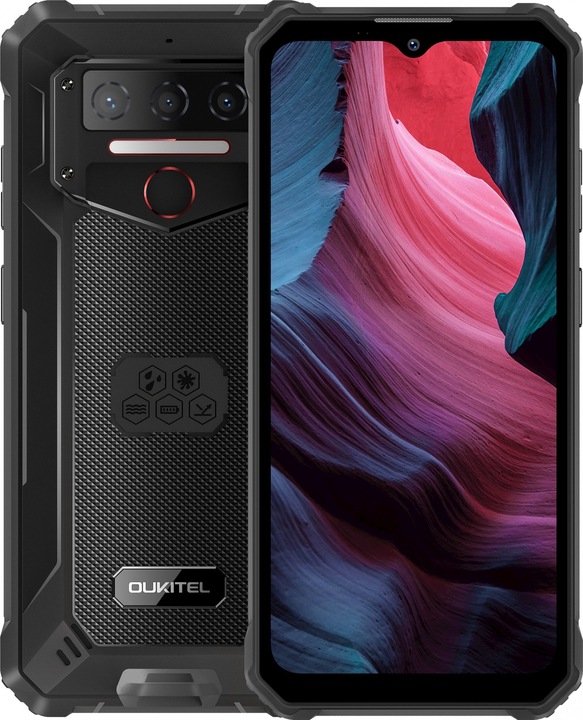 Oukitel WP23 Pro (128 GB, Midnight Black, 6.52", Hybrid Dual SIM + eSIM, 13 Mpx, 4G)