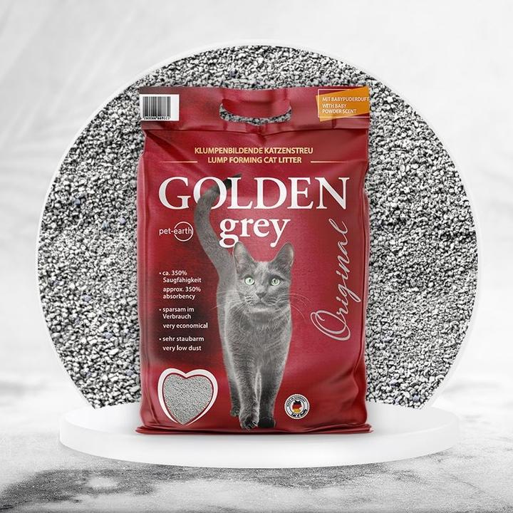 Actual product image Room05 Golden Grey cat litter children's powder (Clumping, 7 kg)
