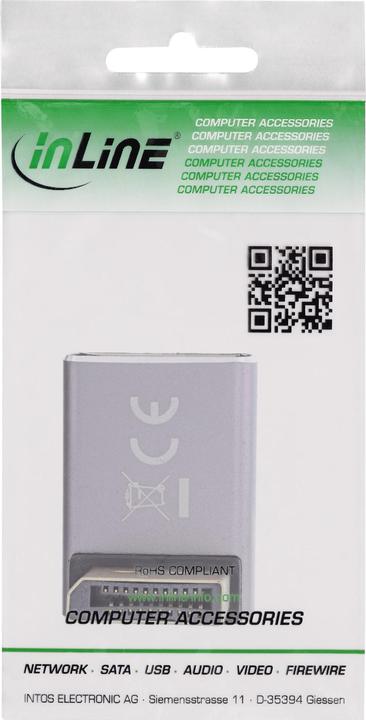 Immagine prodotto InLine DisplayPort 1.4 Adapter (Mini DP, 20 cm)