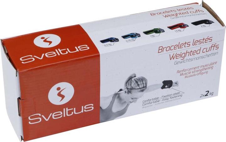 Immagine prodotto Sveltus Fasce di peso gambe (2 x 2 kg)