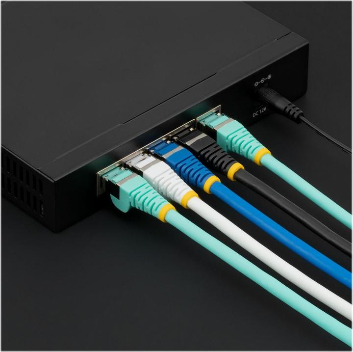 Actual product image StarTech COM 3m CAT6a Cable LSZH 10 Gigabit RJ45 LAN Cable SFTP Patch Cable CAT6a Installation Cable Abgesc (S/FTP, CAT6a, 3 m)