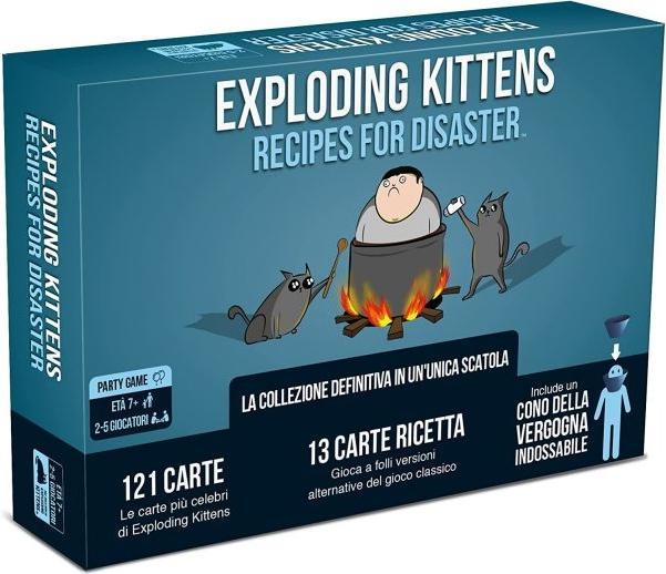 Actual product image Asmodée Exploding Kittens: Recipes for Disaster - Ed. Italiana (Italian)