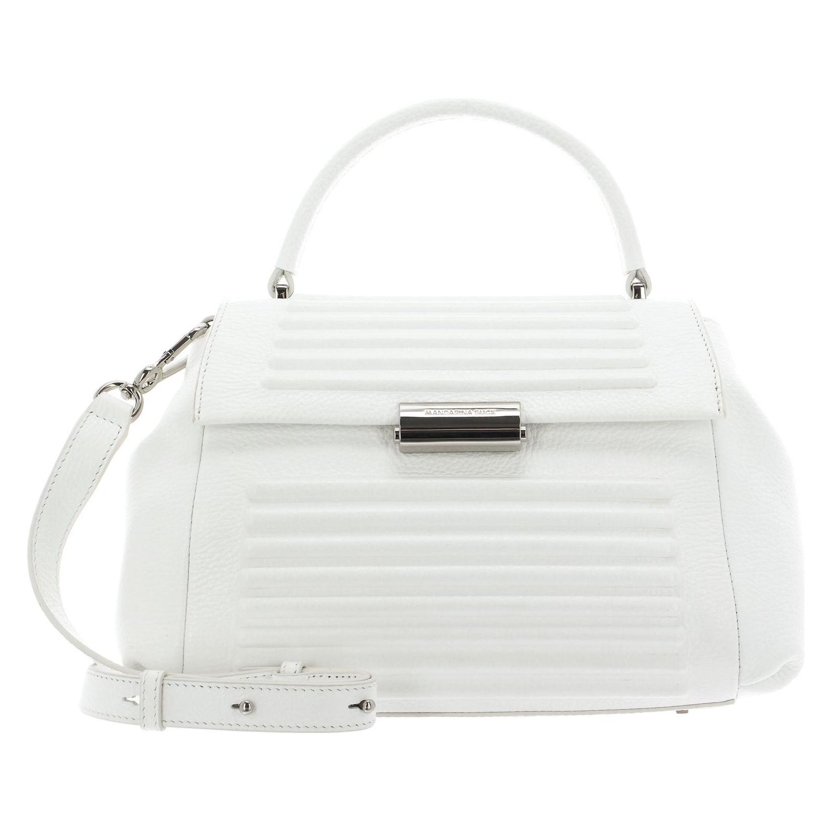 Mandarina Duck, Damen, Handtasche, I-Con Handbag, Weiss