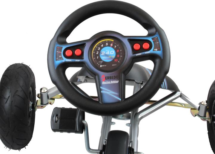 Immagine prodotto Ferbedo GoKart AR8P (Go-kart in argento/blu, da circa 5-11 anni) 112036