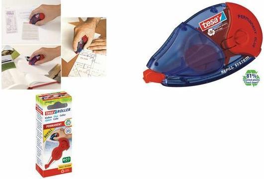 tesa ecoLogo Refill-Kleberoller PERMANENT GLUE, 2er Pack