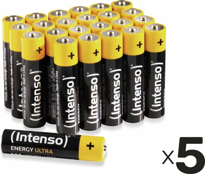 Produktbild Intenso Batterie-Set Energy Ultra, AAA LR03, 120 Stück (120 Stk., AAA)