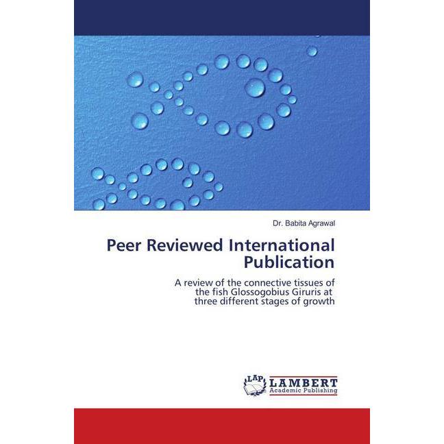 Peer Reviewed International Publication, Fachbücher von Babita Agrawal