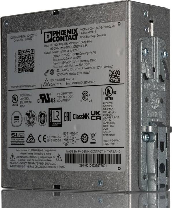 Image du produit Phoenix Contact Bloc d'alimentation sur profilé chapeau (DIN-Rail
