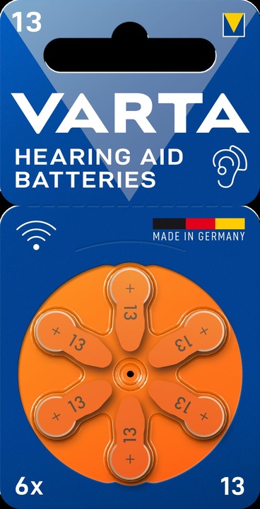 Produktbild Varta Hearing Aid Battery 13 6er Bli (6 Stk., 13, 310 mAh)