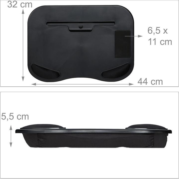 Immagine prodotto Relaxdays Supporto per PC con cuscino