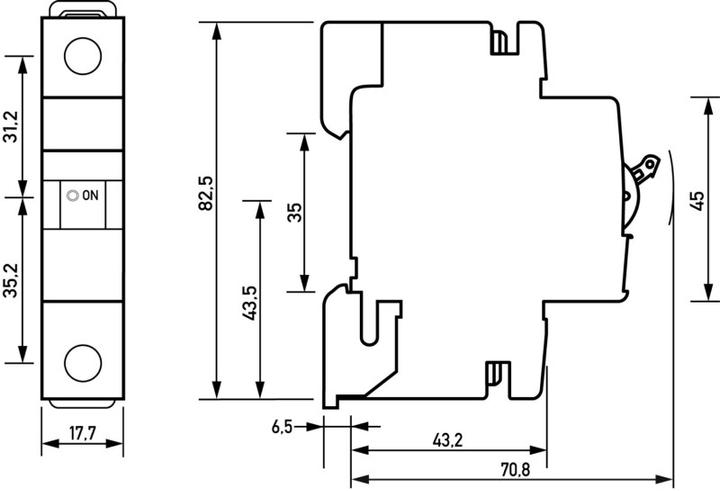 Produktbild Doepke Automat B 25A DLS 6I B25-1 ** 10kA 1-polig