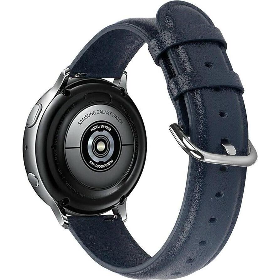 Thumbnail - Strap-it Lederarmband (22 mm, Leder), Uhrenarmband, Blau