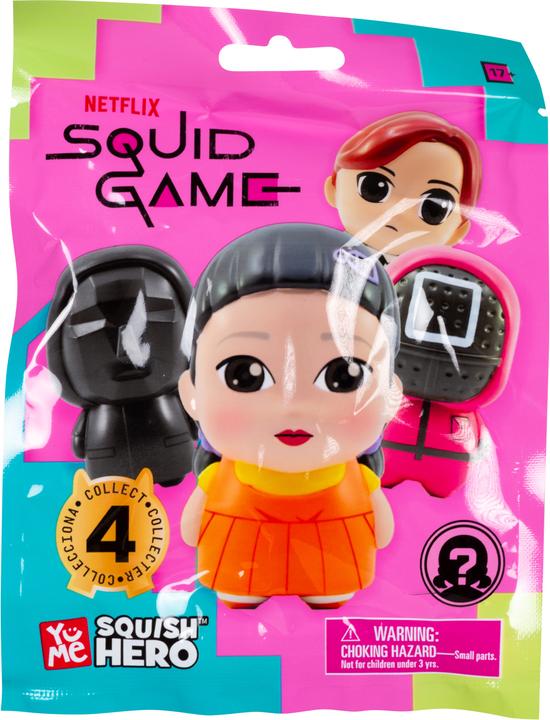 Actual product image YuMe Squid Game Squish Hero anti-stress figure (random model)