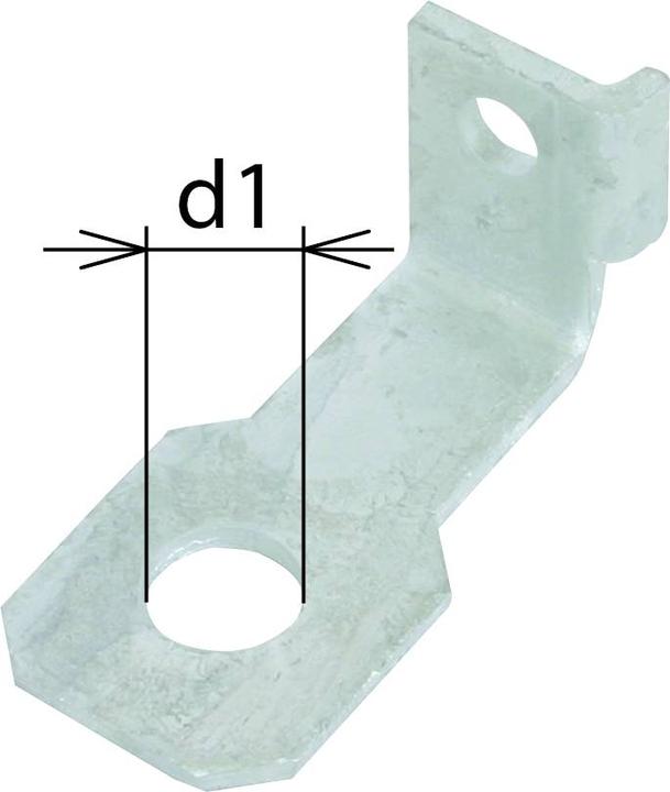 Actual product image Dehn Connection bracket IF1 angled 923318 (Other)