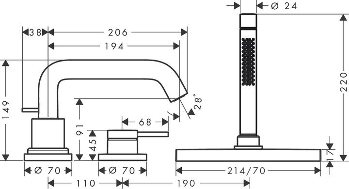 Produktbild hansgrohe 73447670