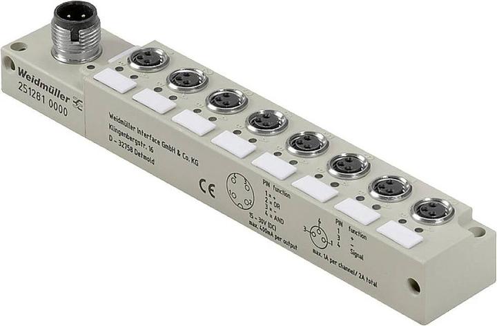 Produktbild Weidmüller SAI-8-S-3P-M8L-M12-L
