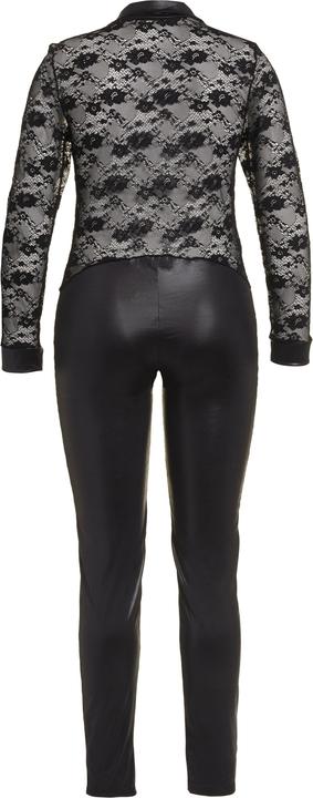 Produktbild Ulla Popken Catsuit, Wetlook, Ouvert Öffnung im Schritt (56, 54 C)
