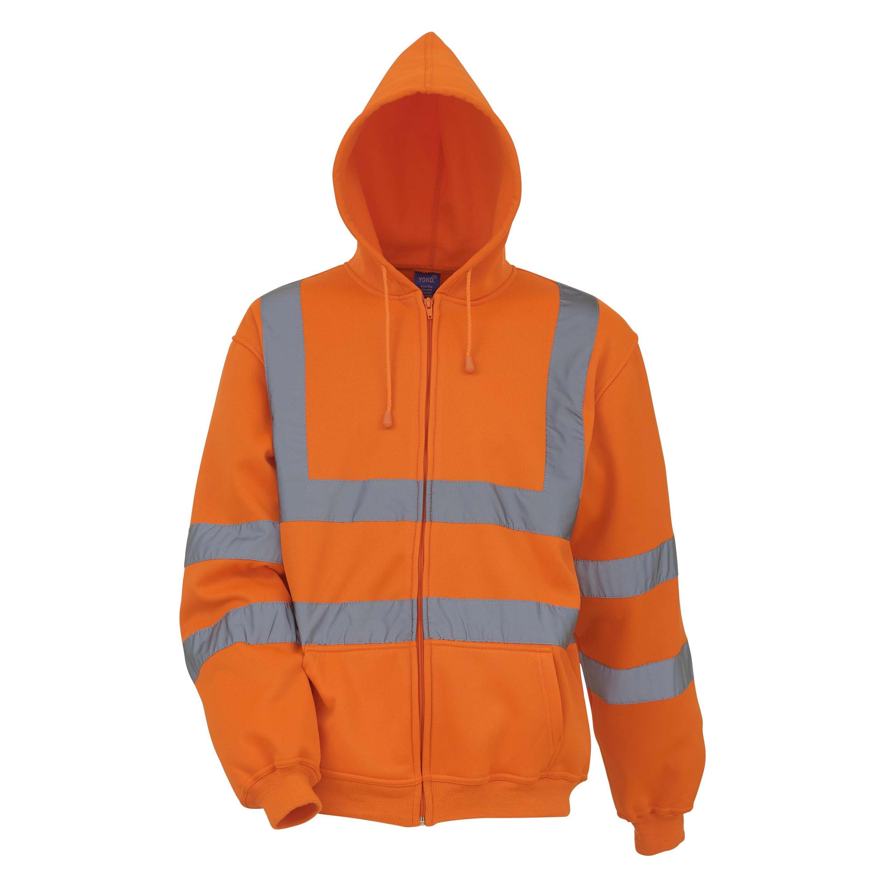 Yoko, Herren, Pullover, Kapuzenjacke, Orange