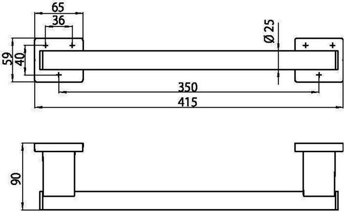 Produktbild Emco Haltegriff SYSTEM 2 415mm chrom