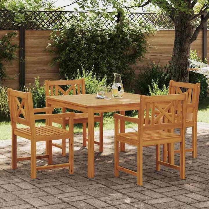 Produktbild vidaXL Garten Essgruppe (110 x 110 x 74 cm)