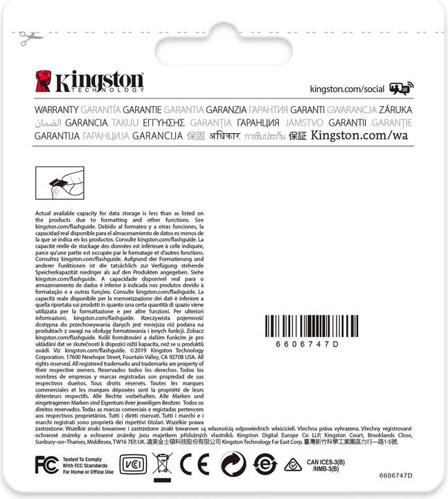 Immagine prodotto Kingston High Endurance (64 GB, microSDXC, U1, UHS-I)