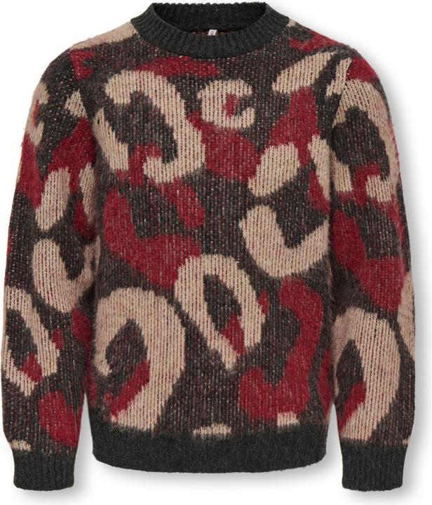 Produktbild Only Normal geschnitten Rundhals Gerippte Ärmelbündchen Pullover Strickpullover (158, 164)