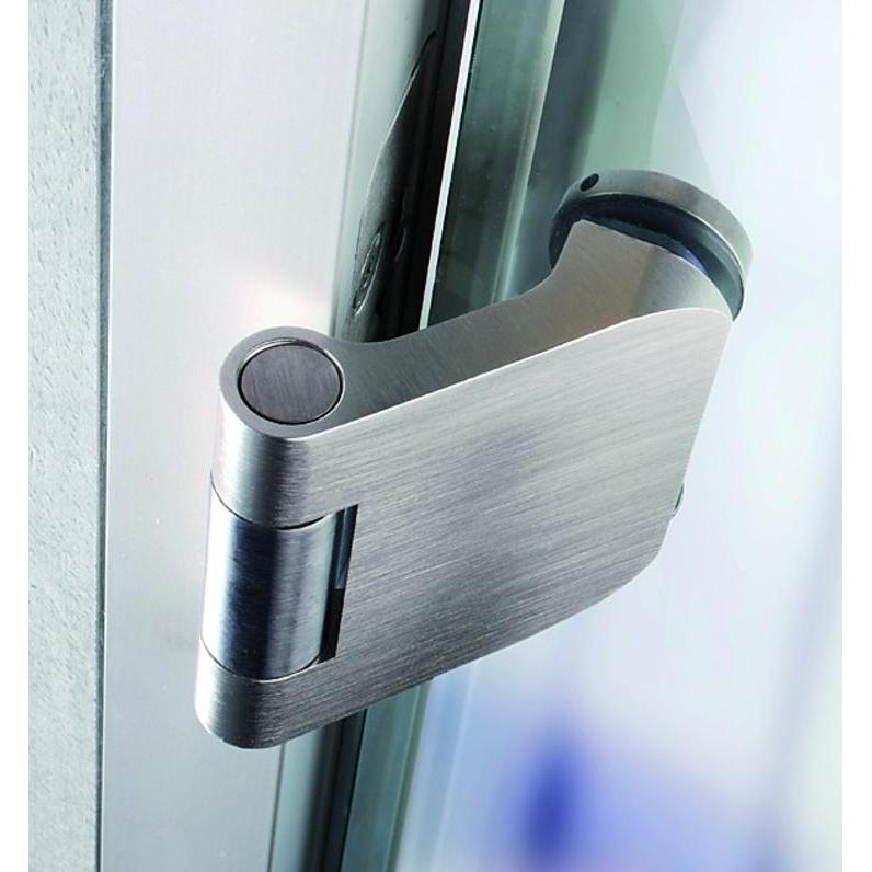 Sassba, Türbeschlag + Scharnier, Glastürscharniere Just 3D Glas