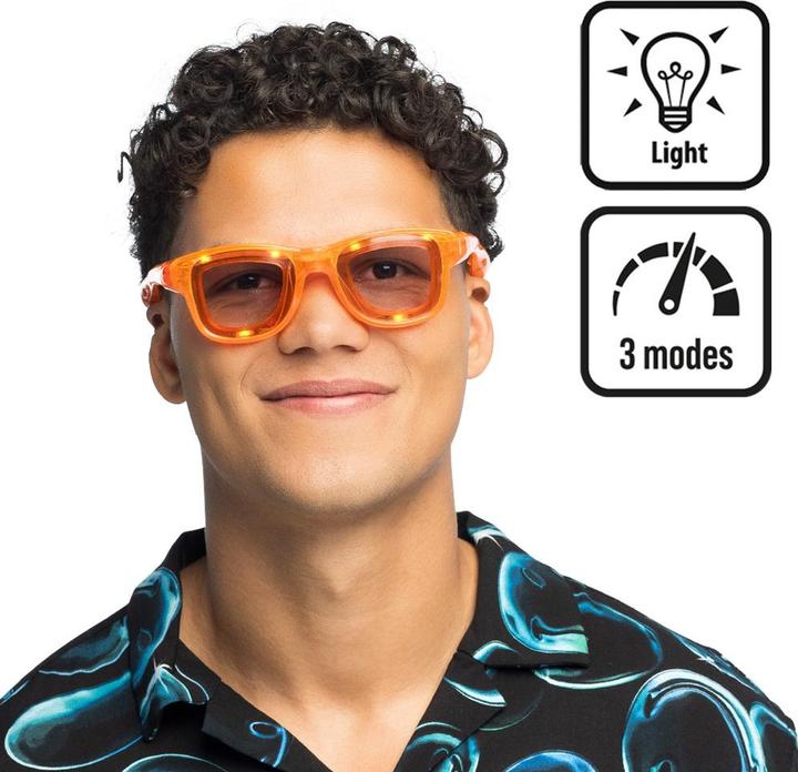 Produktbild Boland Partybrille: Orange LED
