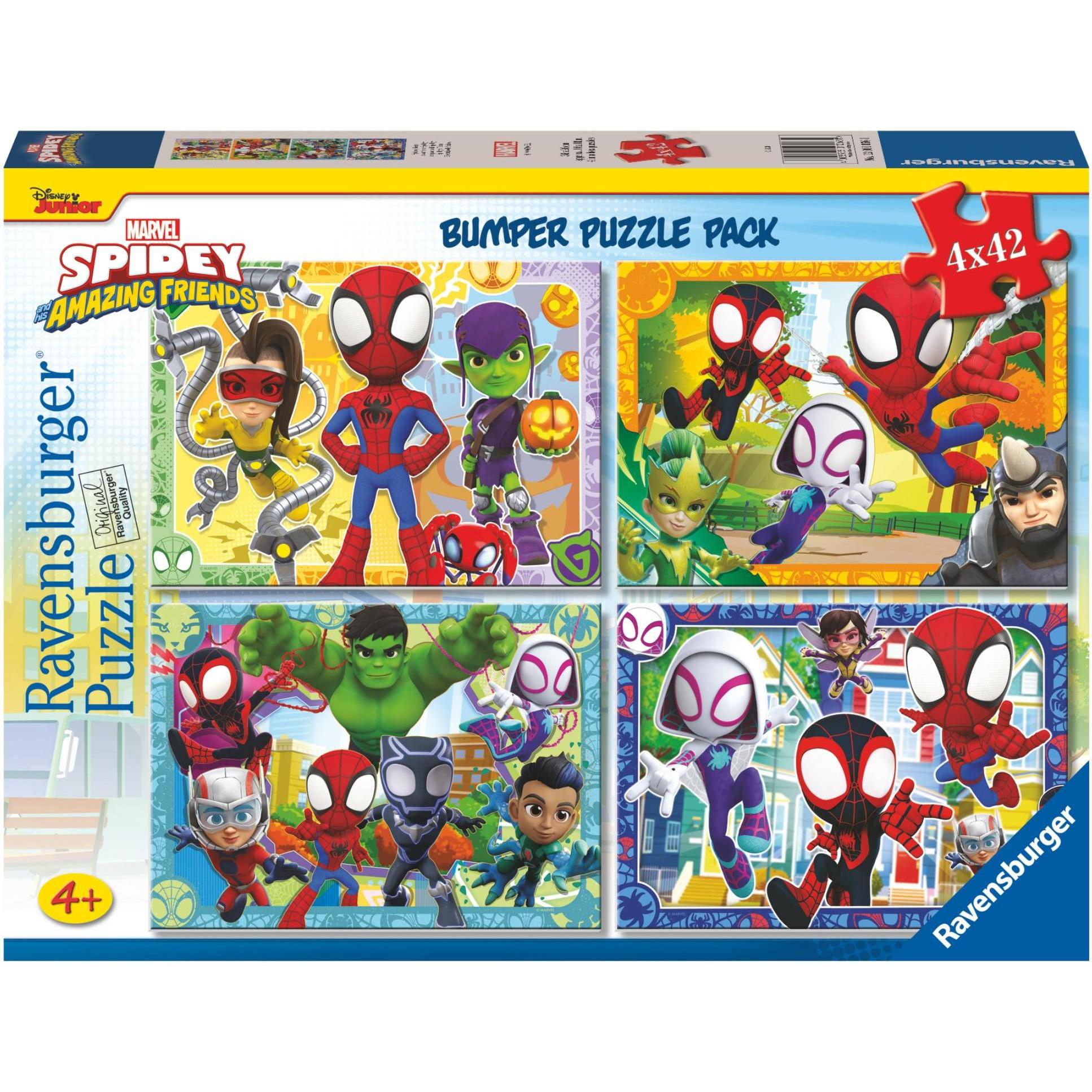 Ravensburger Puzzle 4x42 Bumper Pack - Spidey