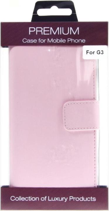 Produktbild OEM Slim Leather Book Case for LG G3 pink 4250710554034 (LG G3)