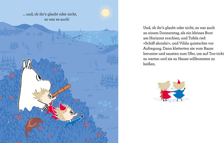 Immagine prodotto Mumin und das Lieblingsdings - Ein Pappbilderbuch für die kleinsten Mumin-Fans (Tedesco)