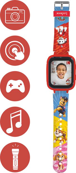 Productafbeelding Lexibook Paw Patrol klok met kleurenscherm en camera (Meertalig)