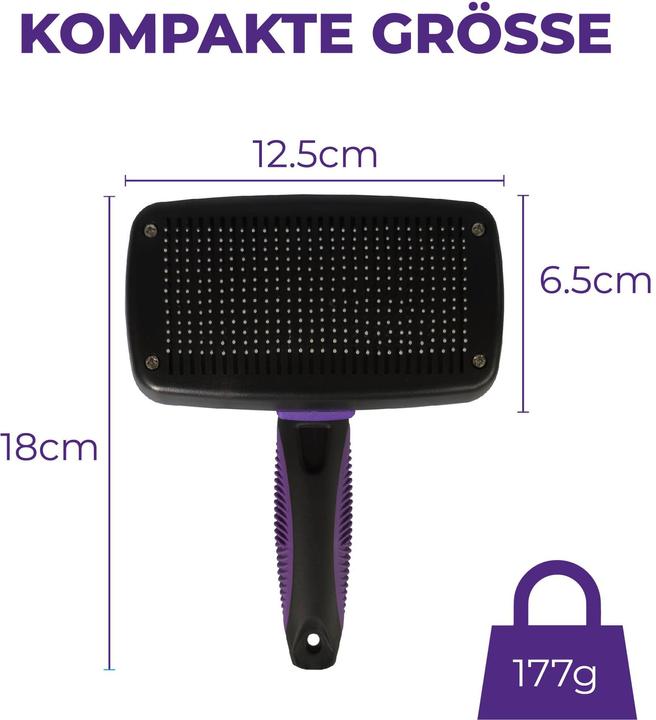 Image du produit Quick Aid Brosse autonettoyante Ergo pour animaux domestiques (Chat, Chien)