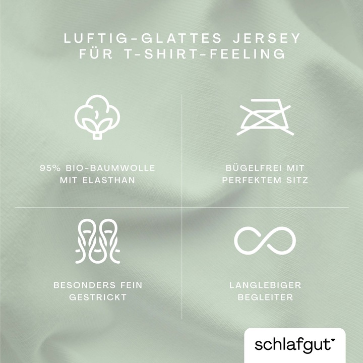 Image du produit schlafgut Knitted Jersey (Housse de couette, 140 x 200 cm)