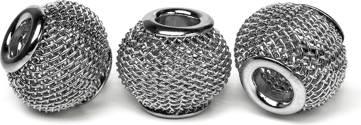 Immagine prodotto Hobby & Crafting Fun Perlina a rete, perlina a foro largo, circa 14 x 11 mm