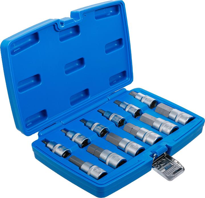 Image du produit BGS Jeu d'embouts (Six pans creux M5, Six pans creux M6, Six pans creux M8, Six pans creux M10, Six pans creux M12, Six pans creux M7, Six pans creux M14, Six pans creux M16, Six pans creux M17, Six pans creux M18, Six pans creux M19, Six pans creux M22)