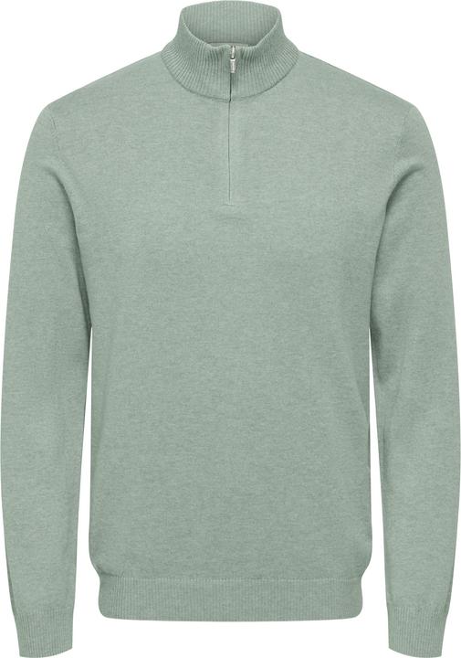Produktbild Only & Sons Onsloui Reg 12 Mel Half Zip Knit Noos (XL)