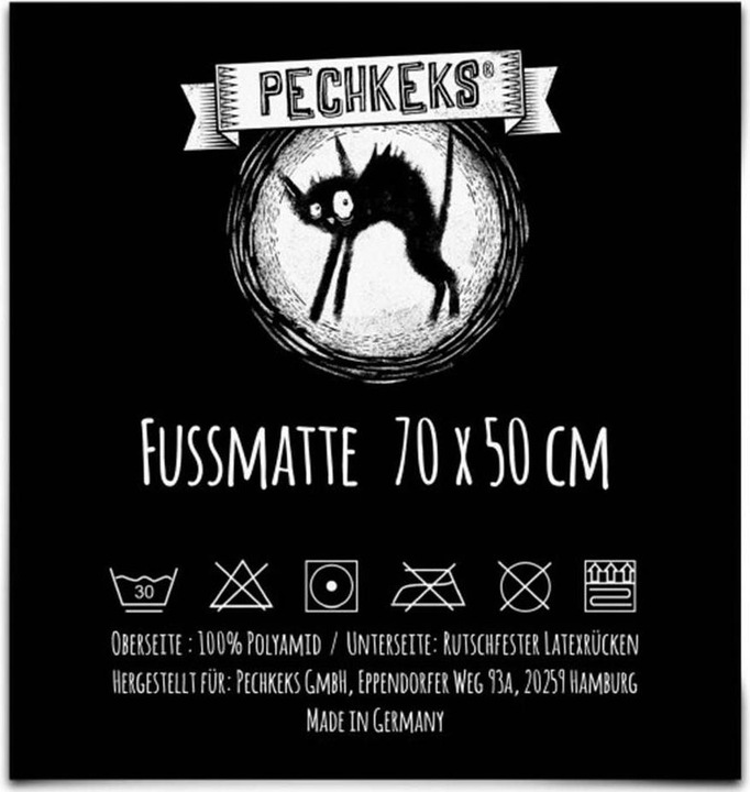 Produktbild Pechkeks Fussmatte 50x70cm (12 x 12 x 50 cm)