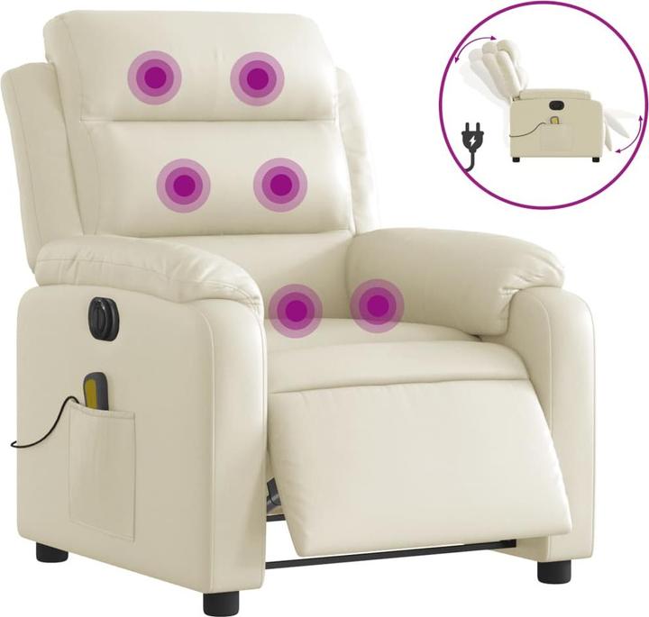 Produktbild VidaXL Massagesessel Elektrisch Kunstleder