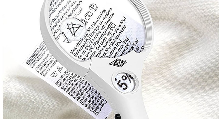 Actual product image Wedo Profile magnifier with 3 LEDs