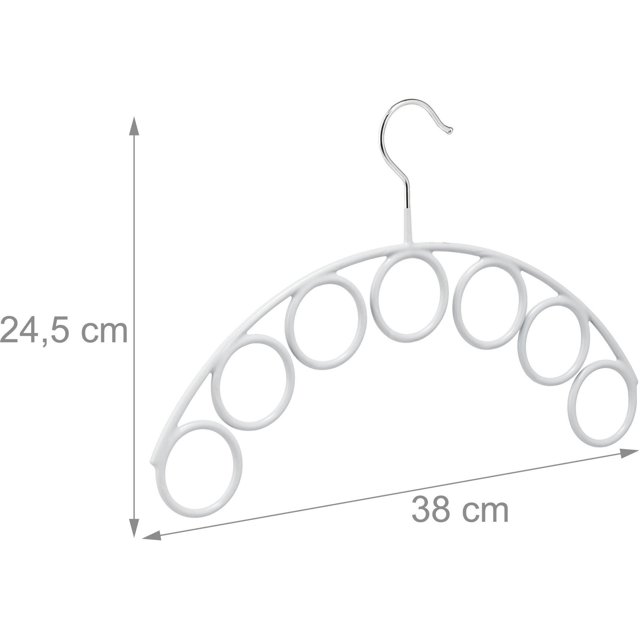 Thumbnail - Relaxdays, Kleiderbügel, Schalhalter (1 x)