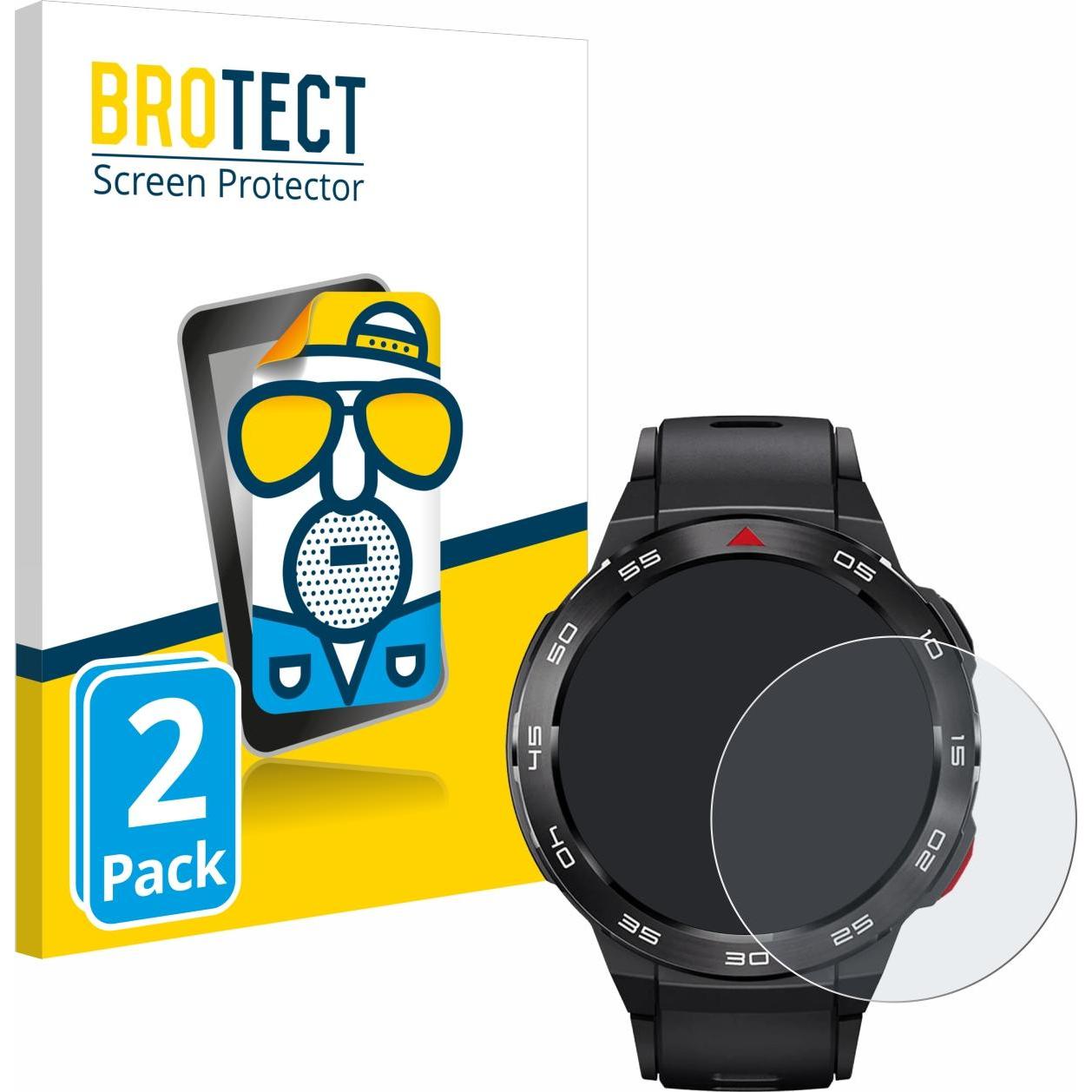 BROTECT Entspiegelungsfolie Displayschutz Displayschutzfolie Folie Matt, Smartwatch Schutzfolie, Grau