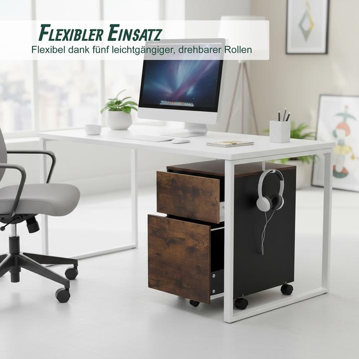 Immagine prodotto Relaxdays cassettiera mobile (40 x 40 x 57 cm)