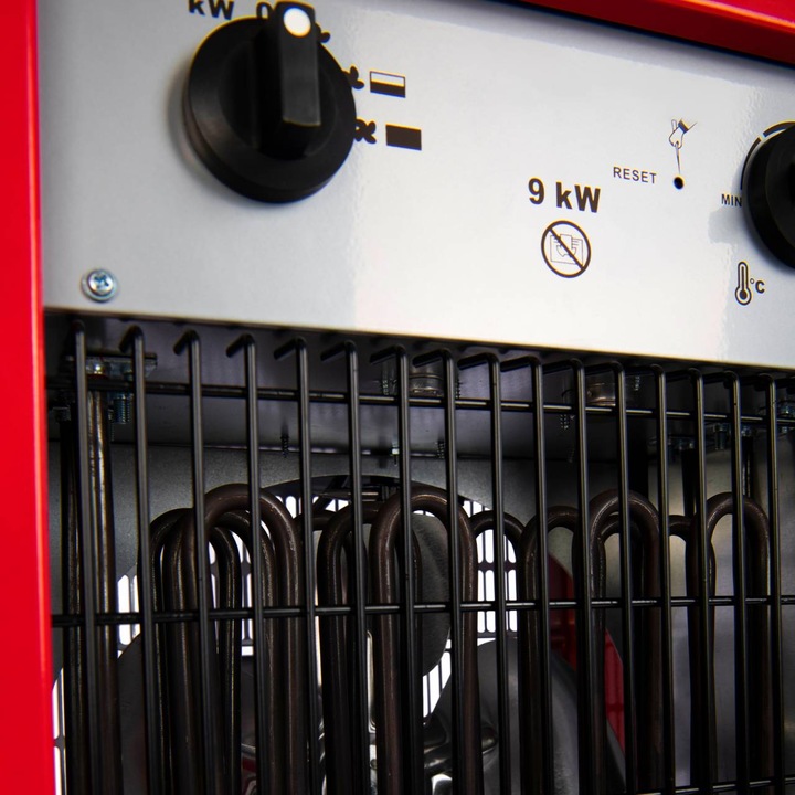 Produktbild Grafner Elektroheizer Heizlüfter Bauheizer 9 kW Heizstrahler EH10937 (9000 W)