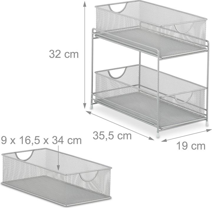 Actual product image Relaxdays Kitchen organiser