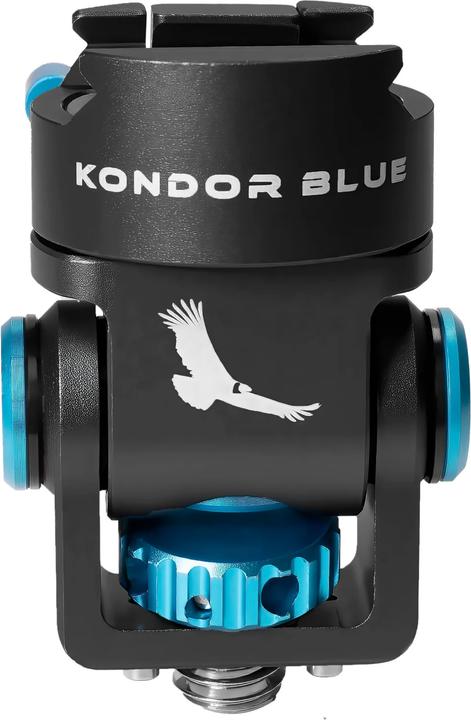 Kondor Blue Supporto monitor girevole e inclinabile con perno Arri (Pan/Tilt) (versione con morsetto NATO)