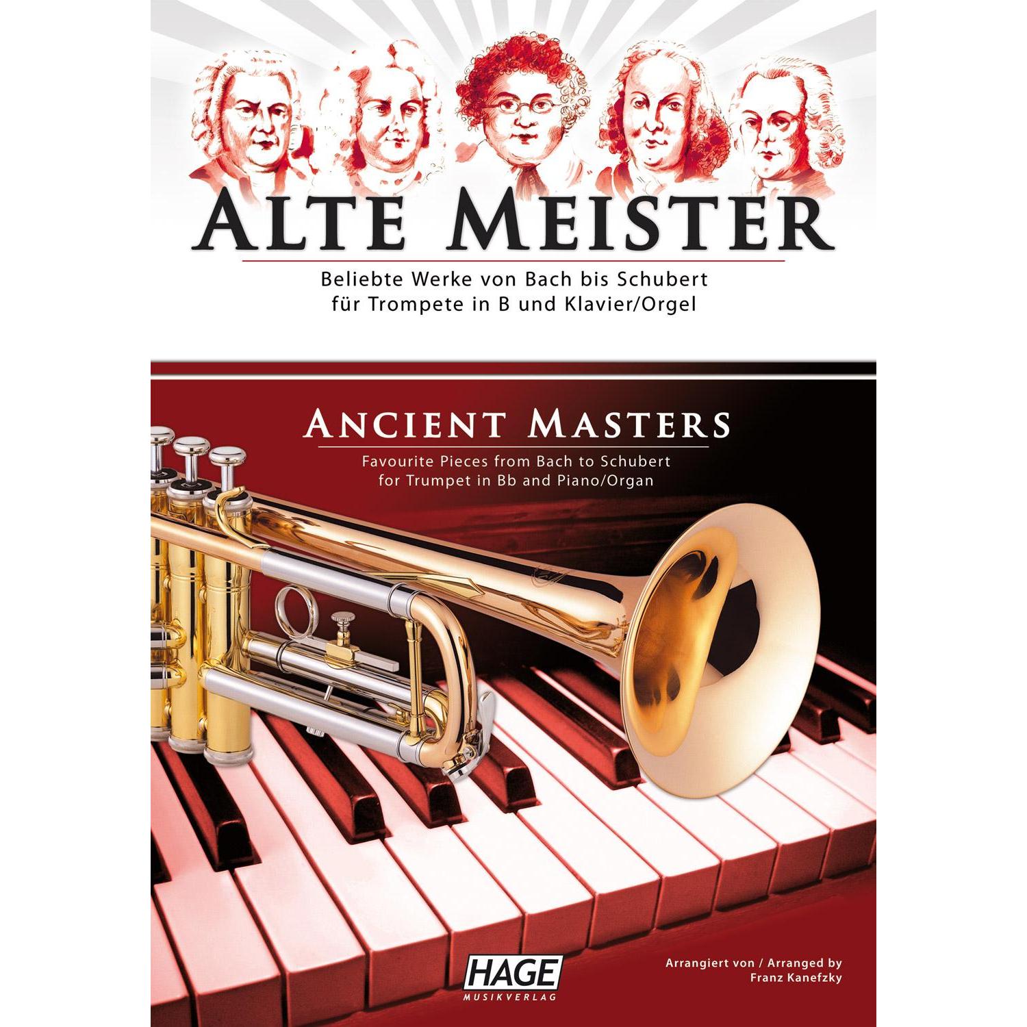 Alte Meister für Trompete in B und Klavier/Orgel, Sachbücher von Helmut Hage, Franz Kanefzky