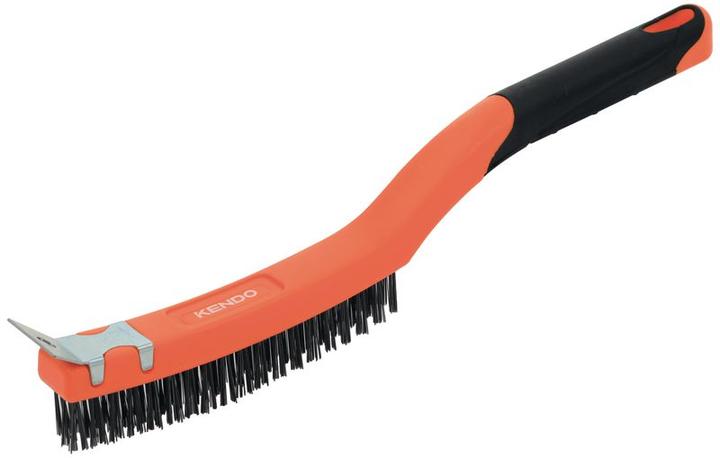 Actual product image Kendo Wire brush with scraper